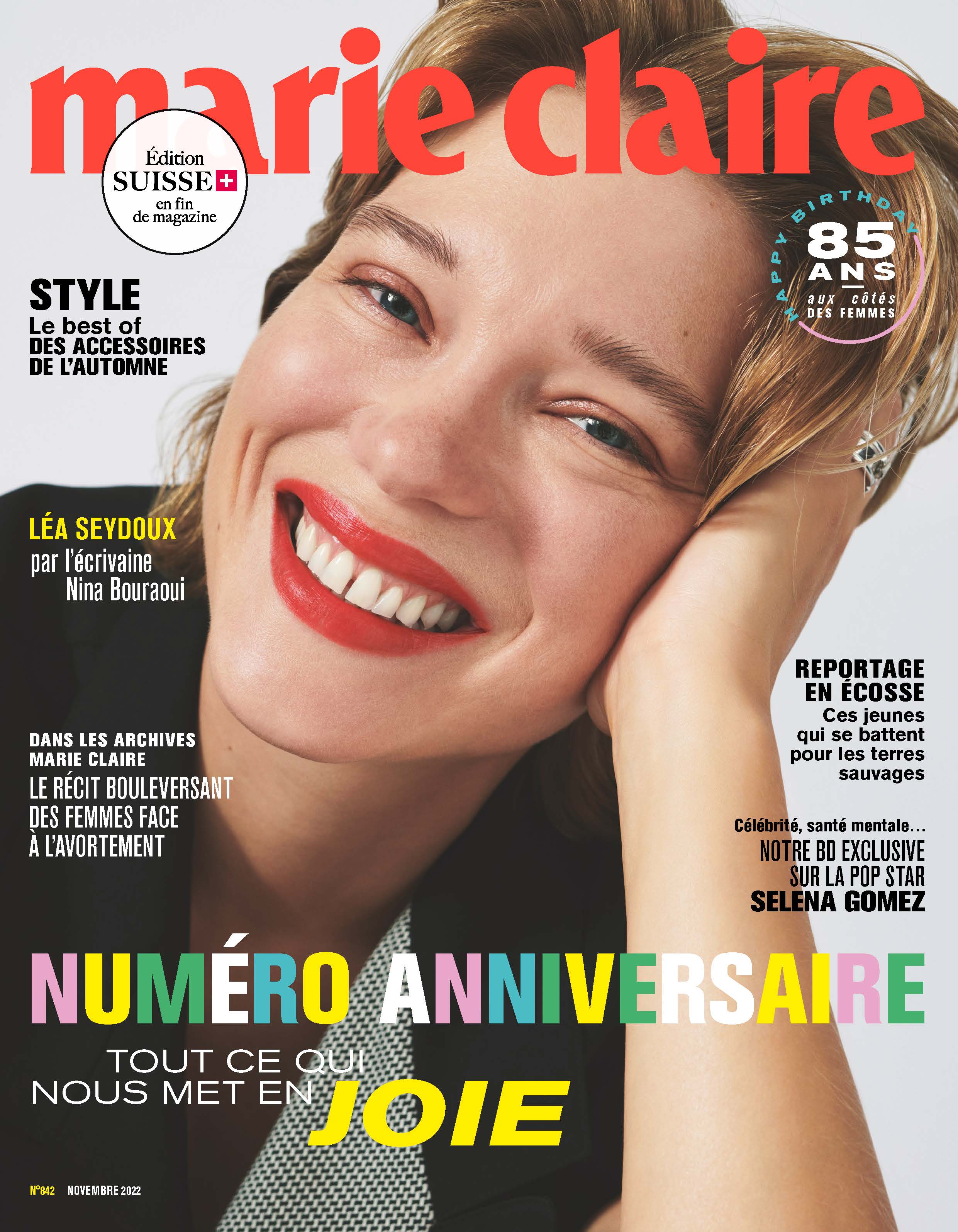 Marie Claire Suisse - Couverture Octobre 22